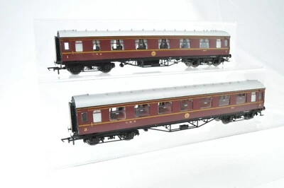 £37.95 • Buy Hornby OO Gauge - Rake Of 2 LMS Stanier Coaches 3rd Comp & 1st Comp - Unboxed