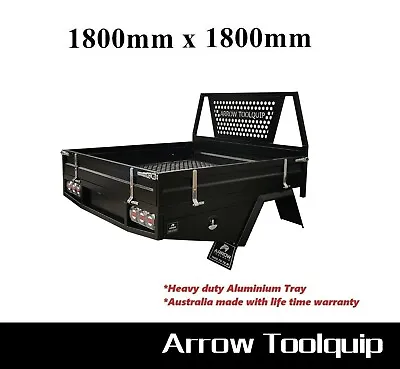 $4900 • Buy 1800 X 1800 Heavy Duty Aluminium Dual Cab Ute Tray Canopy Toolbox Ute Tray