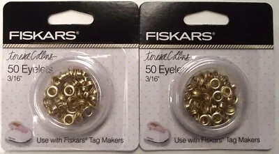 Fiskars 197700-1002 Tag Maker Eyelets 3/16  2--Packs Of 50 • $3.50