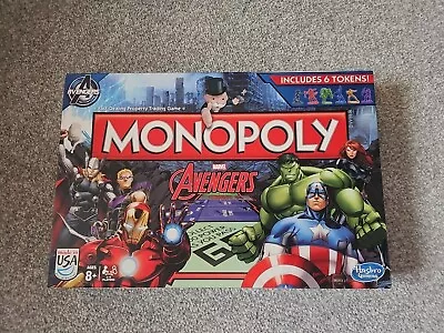 Monopoly Avengers Board Game Hasbro Marvel - 2014 100% COMPLETE  • £9.99