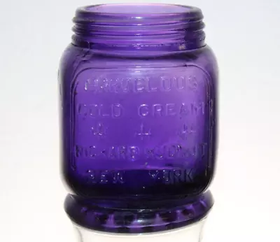 Vintage Richard Hudnut  Marvelous Cold Cream   Jar New York Purple • $24.99