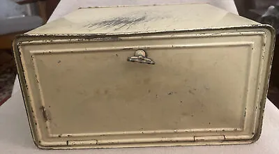 $59.99 • Buy Vintage 1940’s Tin Metal BREAD PIE BOX By  PRIMROSE BRAND  Counter Top Retro