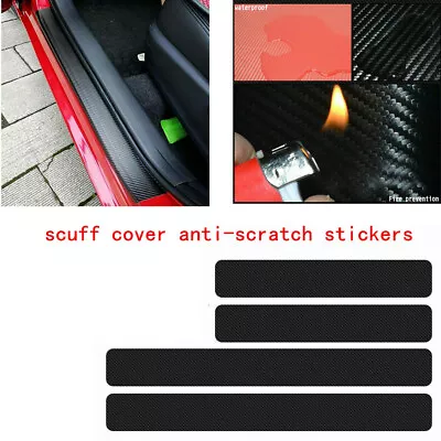 Door Sill Scuff Plate Cover Anti Scratch Decal Sticker Protector Car Accessories • $2.99