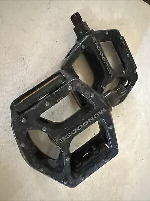 Vintage Bicycle Pedals Mongoose 1/2 • $39.99