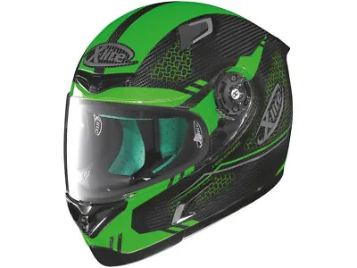 X-lite Full-face Helmet X-802RR Ultra Carbon Shiny Mesh | Green Carbon | Motorcycle... • $479.08