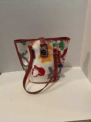 New Without Tags Dooney & Bourke Bucket Bag Purse * Paint Splatter * • £56.94