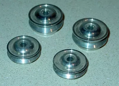 Set 4 Cox Thimble Drome Champ Polished Aluminum Wheels CHP-1H • $28