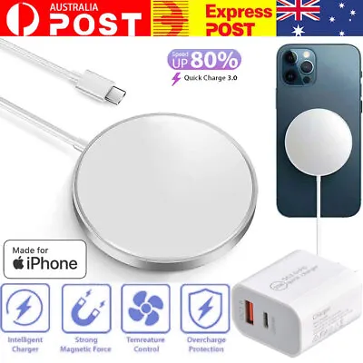 $13.99 • Buy MagSafe Magnetic Wireless Charger Charging Pad For Apple IPhone 14 12 13 Pro Max