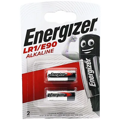 2 X Energizer LR1 1.5V Batteries E90 910A MN9100 AM5 • £3.69