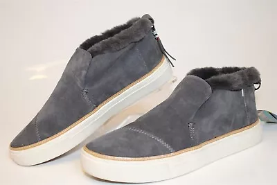 TOMS Forged Iron Gray Suede Sneaker NEW Paxton Womens Size 9.5 41 Shoes 10012386 • $12.50