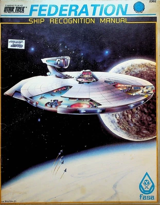 $14.99 • Buy Star Trek Federation Ship Recognition Manual From FASA 2302 RPG Sourcebook 1985