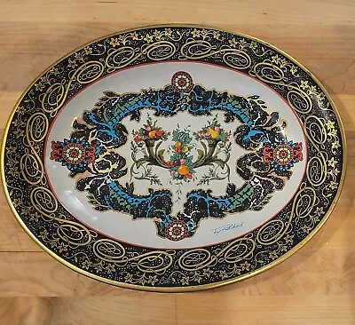 Daher Decorated Ware Tin Tray Toy Pritchard Signature Made In England  • $21