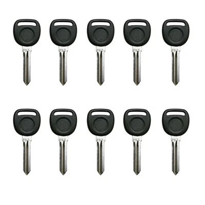 $34.21 • Buy New Uncut Blank Chipped Transponder Key Replacement For GM PK3 Z Keyway(10 Pack)