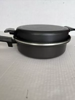 Miracle Maid 1qt Skillet Sauce Pan Dome Lid 8” Black Anodized Aluminum USA Made • $28