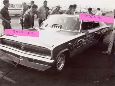 Kodak Negative Mr Norms Dodge  Supercharger At Fremont 1966 • $11