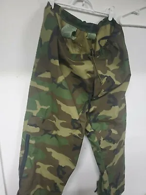 $35 • Buy Genuine Acu Parka Military Cold Weather Rainsuit Pants Trousers Large Short Bdu