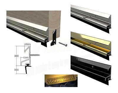 XRD Door Rain Deflector Seal Water Weather Bar Drip Board UPVC Timber Guard • £21.59