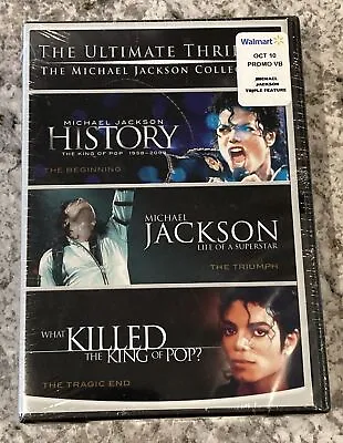 The Ultimate Thriller •The Michael Jackson Collection (3 Films) New & Sealed DVD • $8.99
