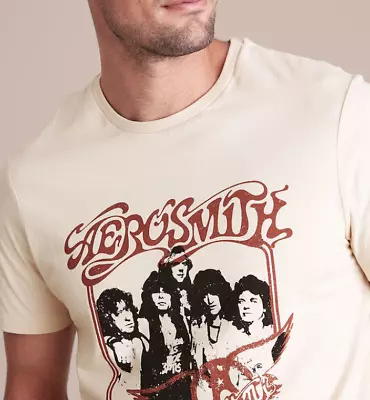 Men's Licensed Aerosmith Tee Steven Tyler Joe Perry Large BNWT • $29.99