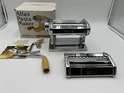 VillaWare 170 Classic Italian Atlas Pasta Maker Machine Italy Marcato W/ 150mm • $37.31