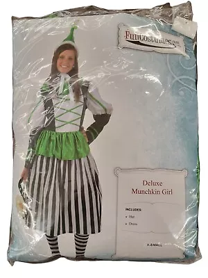 Deluxe Munchkin Girl Dress Up Costume Role Play Disguise Halloween Girls XS New! • $45.99