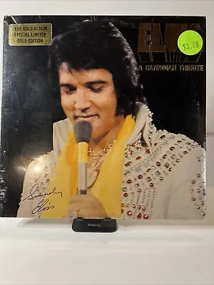 Elvis Presley A Canadian Tribute 1978 LP STILL SEALED Gold Album Hype Sticker • $19.99