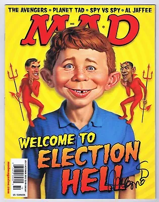 Mad Magazine #517 VF/NM Signed W/COA Sergio Aragones 2012 EC Comics/DC Comics • $47.45