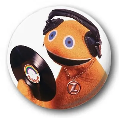 DJ Zippy 25mm 1  Button Badge - Kids Retro TV 80's Funny Rainbow • $2.15