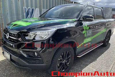 $399 • Buy SsangYong Musso / Musso XLV Dual Double Cab 4 DOORS Side Steps 2019 -2023 (S5)