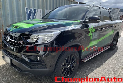 $375.06 • Buy SsangYong Musso / Musso XLV Dual Double Cab 4 DOORS Side Steps 2019 -2023 (S5)