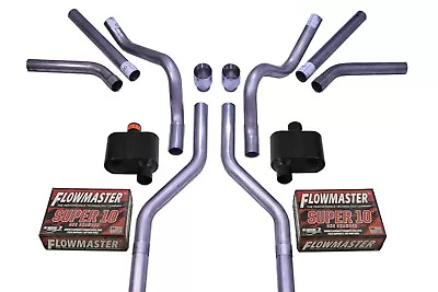 Chevy GMC C10 63-72 2.5  Dual Exhaust Kits Flowmaster Super 10 Double Wall Side • $569.99