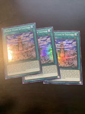 3 X Magical Citadel Of Endymion OP07-EN008 Super Rare Yugioh NM • $8