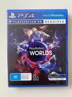 PlayStation VR Worlds PS4 VGC PAL • $17.50