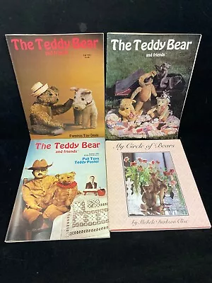 The Teddy Bear And Friends Magazine Plus My Circle Of Bears Lot Of 4 1983-1984 • $17.99