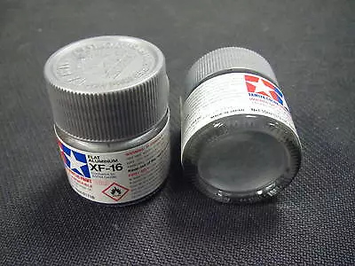 Tamiya  Mini  Acrylic Model Paint - XF-16 81716 Aluminum Metallic (flat) • $2.75