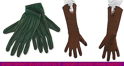 $12.99 • Buy Captain America Movie - Captain America Gloves (Child) - One-Size Green Lantern