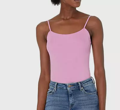 CALVIN KLEIN Pure Ribbed Bodysuit Lilac Rain Size Medium $54 - NWT • $19.99