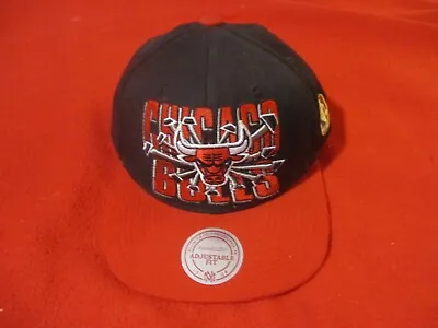 Vintage Chicago Bulls Snapback Hat Cap Mitchell Ness Hardwood Classics • $9.25