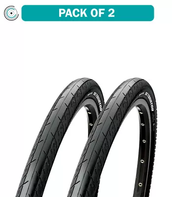 Pack Of 2 Maxxis Detonator Tire Clincher Wire Requires Tube Black 700 X 28 • $60.10