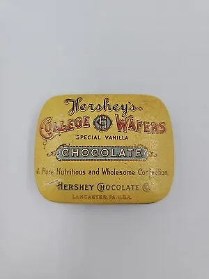 $8.95 • Buy England 1982 Vintage Hershey's College Wafers Chocolate 2.25  Candy Tin