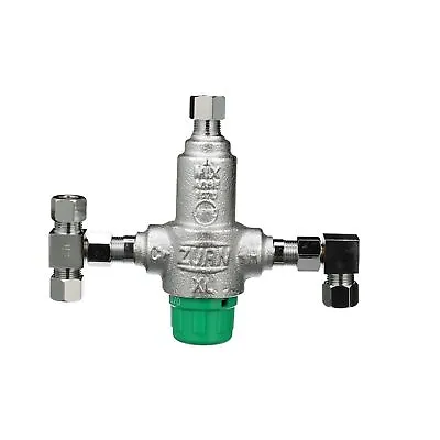 Zurn ZW3870XLT Aqua-Gard 3/8  4 Port Thermostatic Mixing Valve Lead Free • $59