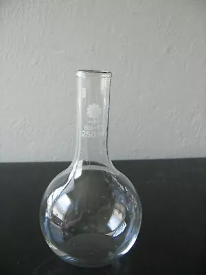 Lab Glass Lab Flask 250 Ml Flat Bottom Glassware Chemistry New • $16.80