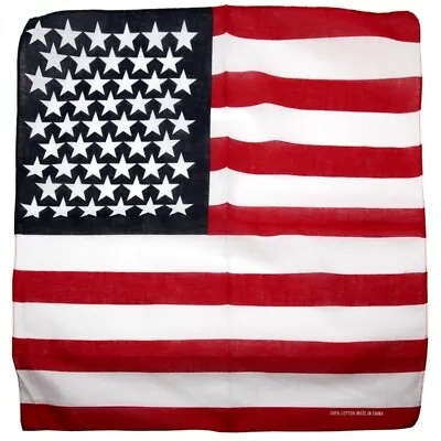 £3.99 • Buy USA America Flag Bandanna Head Wear American Bandana Bands Scarf Neck Wrap UK
