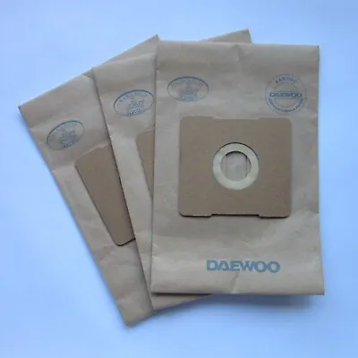 3x Genuine Daewoo Vacuum Cleaner Dust Bags • £7.50