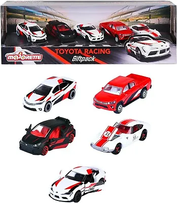 Majorette Toyota Racing 5 Pack Giftpack Giftset Model Car Metal. Approx 1/64 • $36.90