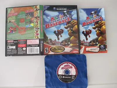 Mario Superstar Baseball (Nintendo GameCube GCN) Complete In Box Authentic • $65.42