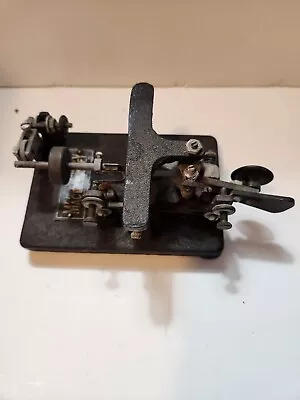 Mcelroy Morse Code Deluxe Model Mac Key S/n 827 Telegraph Key Circa 1938?? • $85