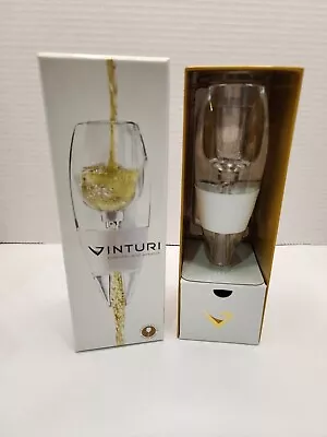 VINTURI WHITE WINE ESSENTIAL AERATOR With No Drip Stand And Travel Pouch • $17