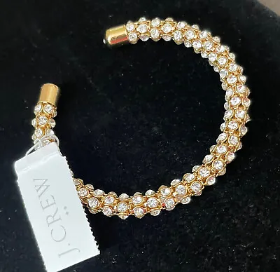 J.Crew Factory Pavé Crystal Cuff Bracelet! CRystal💕  Item BE349 • $29.50