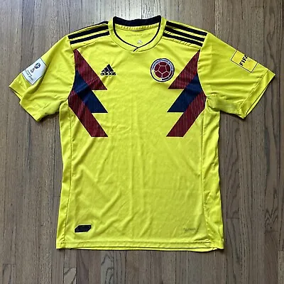 Adidas Climalite Colombia Russia 2018 FIFA World Cup Mens Jersey SHIRT SZ M • $24.99